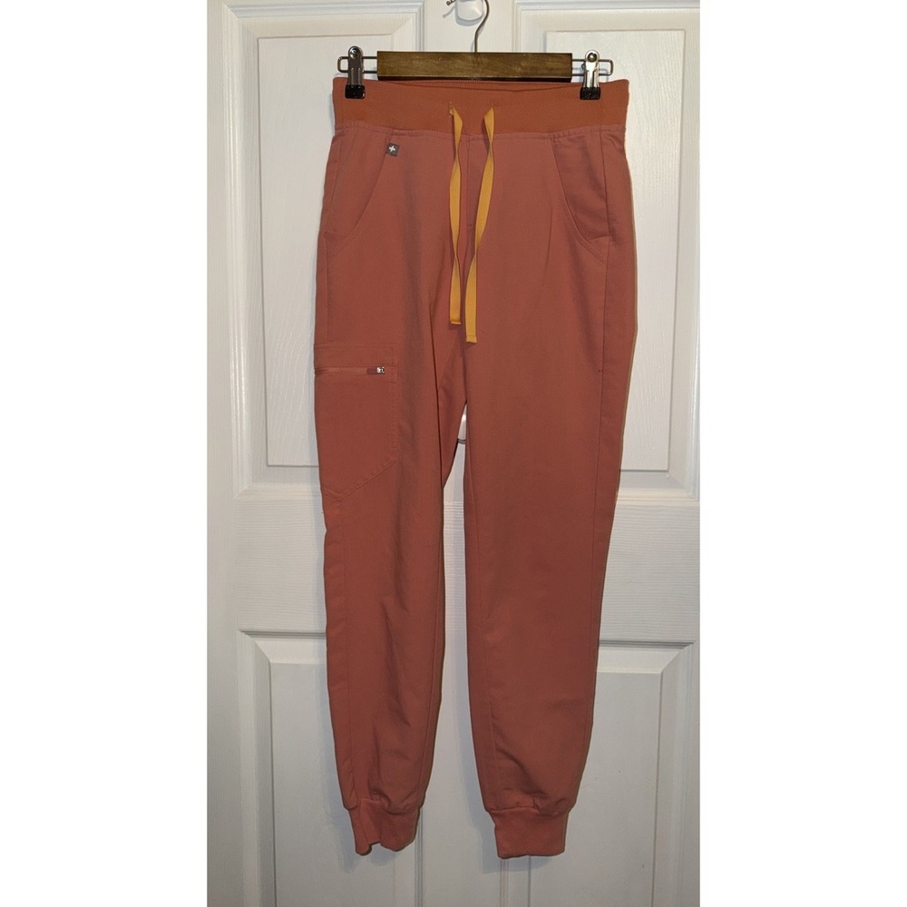 FIGS Pants Womens XXS Zamora Jogger Coral‎ Technical Scrub Medical Uniform
